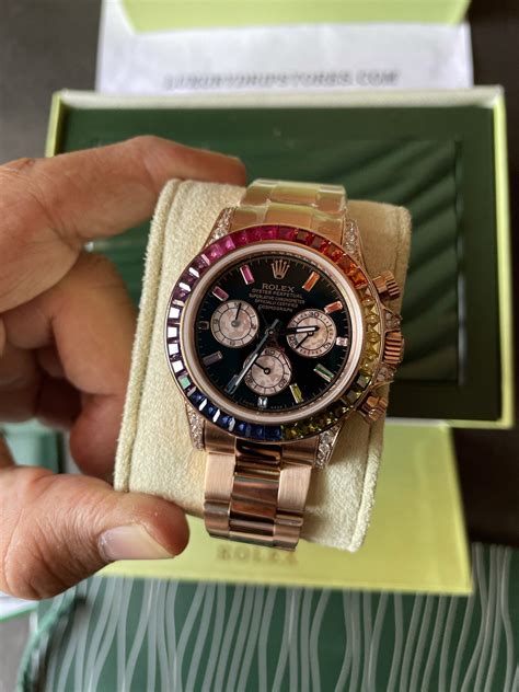 rolex daytona rainbow super clone|best place to buy super clone rolex.